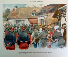 lot de 10 dessins militaires