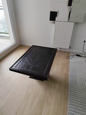 Table basse artisanale démontable en Cuir pour salon