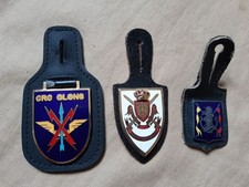 Lot d'insignes metalliques d'unités de l'Armée Belge ABL années 1980-1990