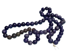 Perles De Kyanite Naturelle Non Traitées Vintage En Fil Drillé Rond