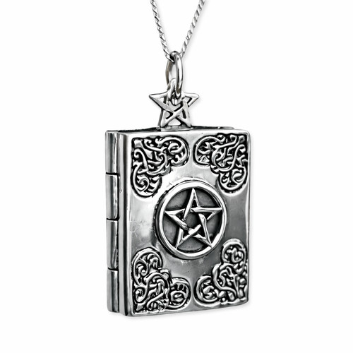 Collier grimoire païen - , wiccan