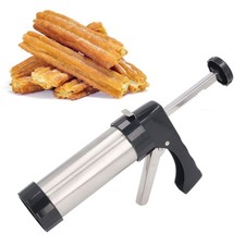 Churro Maker Presse à Biscuits en Acier Inoxydable Presse à Biscuits Pistolet...