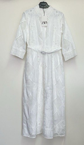 Robe chemise brodée zara - chemise, zw