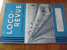 µ?  Revue LOCO REVUE n°87 Construction Autorail Renault type VH en O Tramways