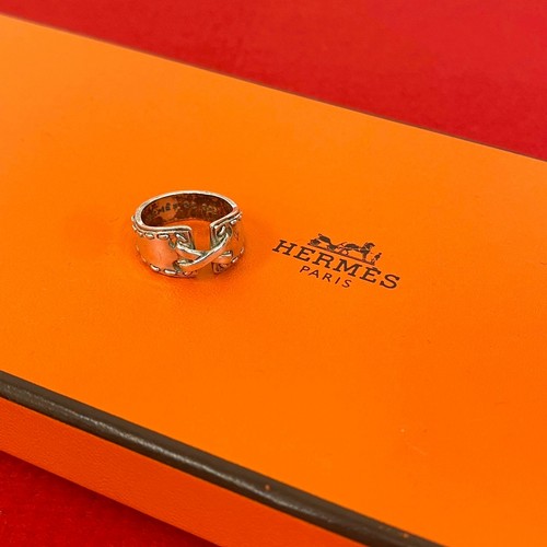 Bague mexicaine hermes argent - hermes,
