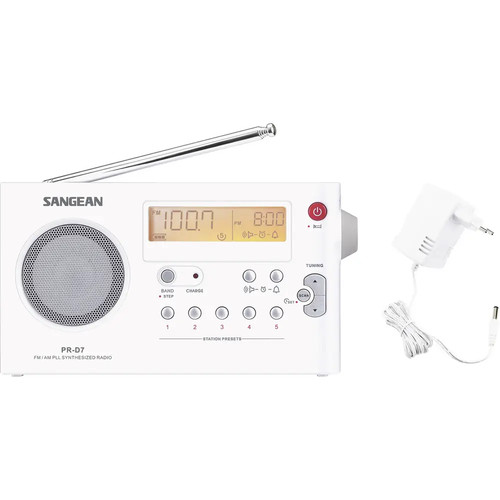 Sangean pr d7 blanc - fm,
