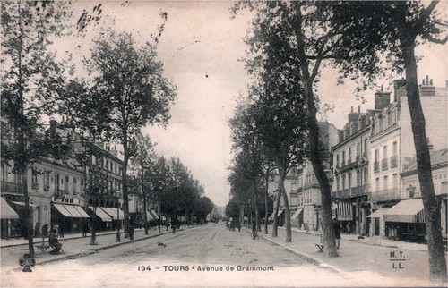 Cpa tours avenue de - -,