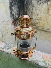 Lampe à huile ancre laiton et