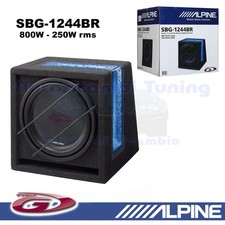 ALPINE SBG-1224BR Caisson de Basse Passif Reflex En 30 CM 12'' 800W 2ohm