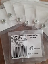 7 Ecrous lame taille-haie TANAKA THT 210, HIKOKI, HITACHI, 668-7156, 6687156.