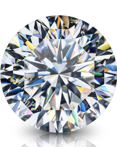 Moissanite rond taille - moissanite,