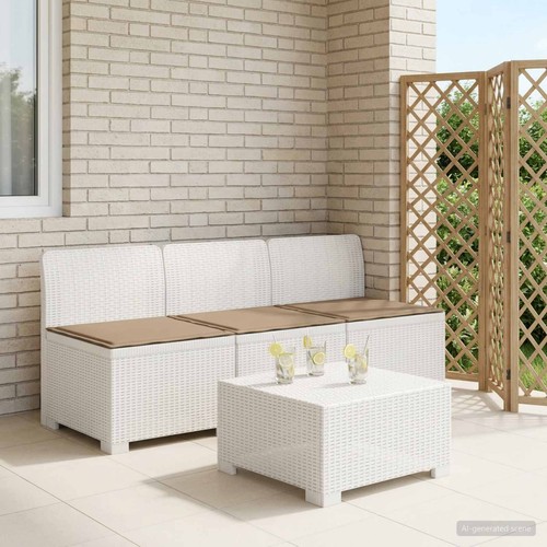 Canapé jardin look rotin - canapé, de