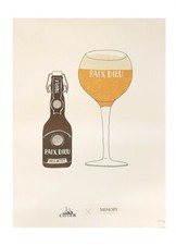 Affiche bière paix dieu