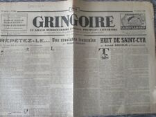 Journal Gringoire 17 octobre 1940 collaboration Henriot Dorgelès défaite