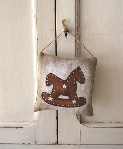 Coussin porte motif pain - coussin, de