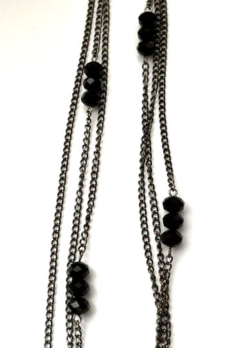 Collier sautoir perle - collier, cristal