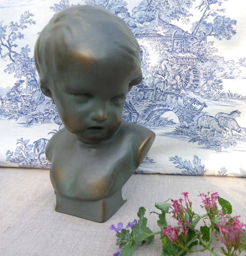 Buste enfant signé - d'enfant,