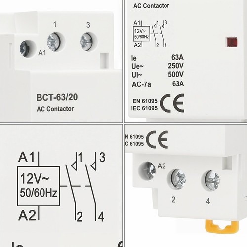 Rail din 12v contacteur 2 - contacteur,