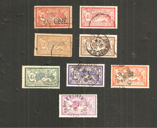 France lot timbres merson - france,