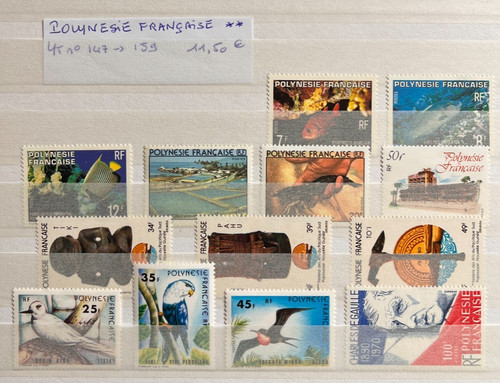 Timbres polynesie francaise - timbres,