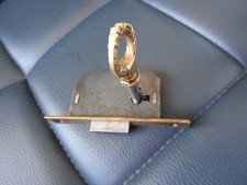 Serrure ancienne + clé clef de meuble tiroir armoire ameublement placard buffet