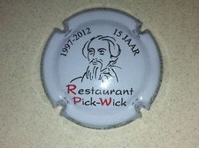 Capsule de champagne HOTTE Thierry cuvée belge (15. 15 ans fond blanc)