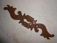  Ornement Entrée de Serrure métal fer armoire ancienne restauration  porte