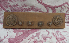 Bretagne Accroche Torchon en bois Vintage 27cmX7cm bon état à cirer ou peindre