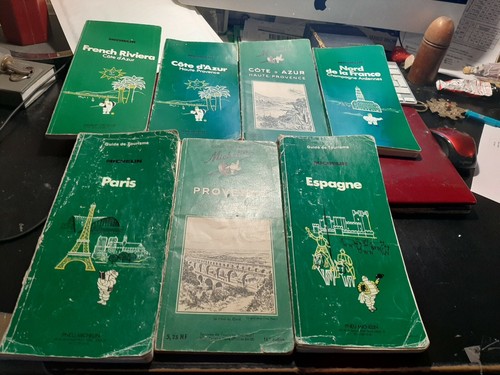 Lot guides michelin - de, vert