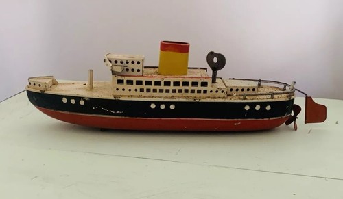 Jouet bateau tole allemagne - jouet,
