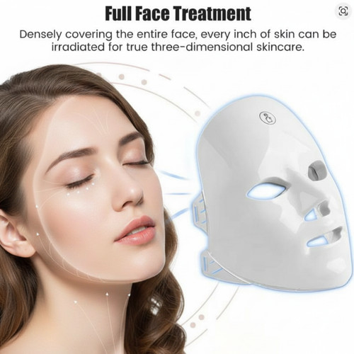 Masque led visage couleurs - masque,