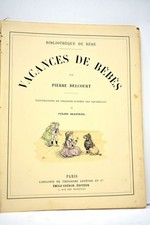 LIVRE ANCIEN DELCOURT VACANCES