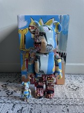 MEDICOM TOY Bearbrick x Jean-Michel Basquiat #6 400% & 100% Be@rbrick - Neuf