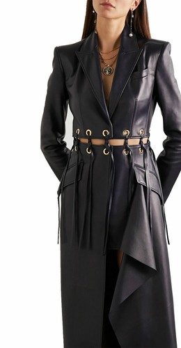 Manteau long femme noir - , en