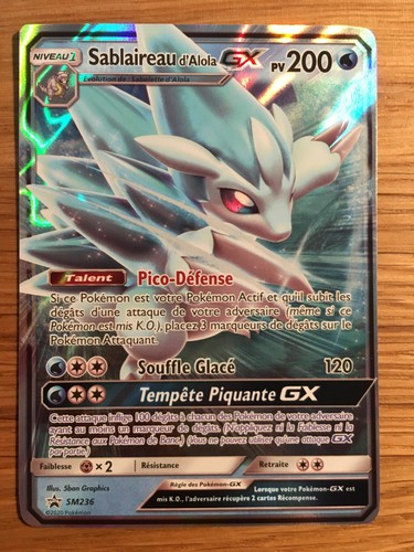 Carte pokémon sablaireau - pokémon,