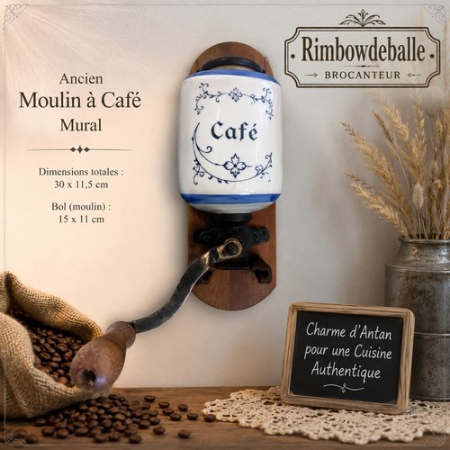 Ancien moulin café - moulin, mural