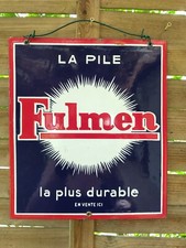 Authentique plaque émaillée