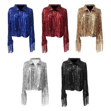 Veste à paillettes pour