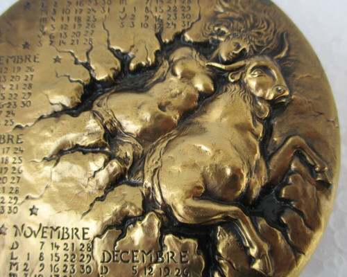Médaille calendrier europe - calendrier,