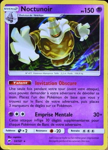Carte pokémon 147 - carte,