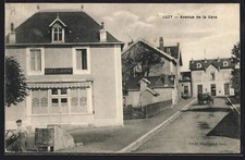 CPA Luzy, Avenue de la Gare