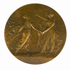 RARE MÉDAILLE BRONZE SIGNÉE