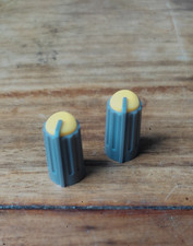 X2 BOUTONS KNOB POTENTIOMÈTRE TABLE DE MIXAGE 270 DEGRÉ jaune LOT DE 2