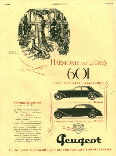 Publicité ancienne automobile