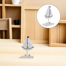  2 Pcs Dessus Table D'ornement Navire Modèle Classique Grand Voilier