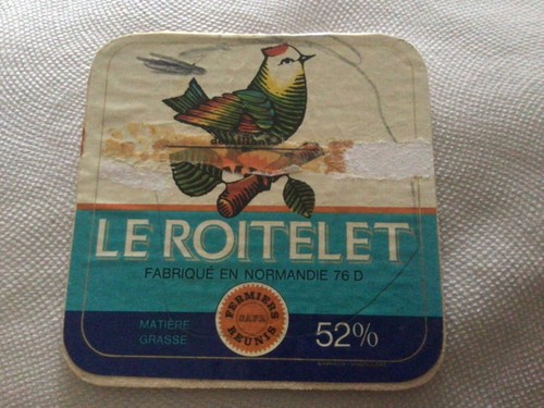 Etiquette fromage roitelet - etiquette,