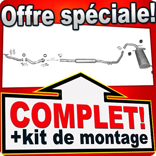 Echappement pour fiat - fiat, sedici