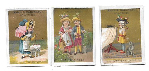 Anciens petits chromos pub - chromos,