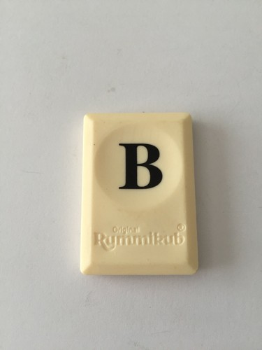 Pion tuile lettre piece - b,