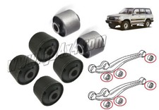 Silentblocs caoutchouc deux tirants pont Avant Toyota HDJ80 HDJ 80